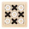 GRA KÓŁKO I KRZYŻYK DRENIANE KLOCKI 15x15cm - biało-czarny