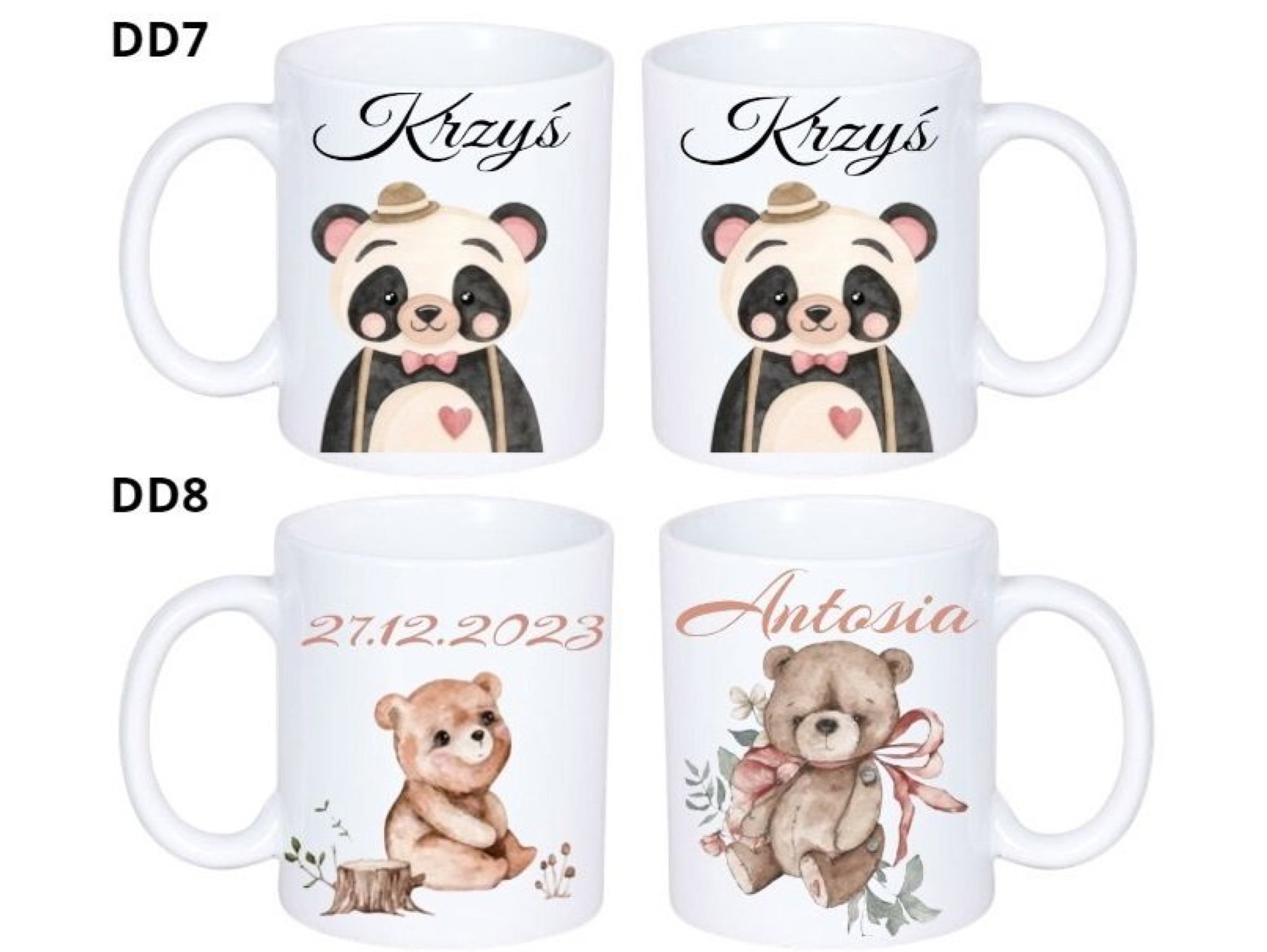 KUBEK DO SUBLIMACJI 330ML BIAŁY - Dla Dzieci - grupa
