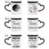 KUBEK DO SUBLIMACJI 330ML CZARNY MAGICZNY UCHWYT SERCE