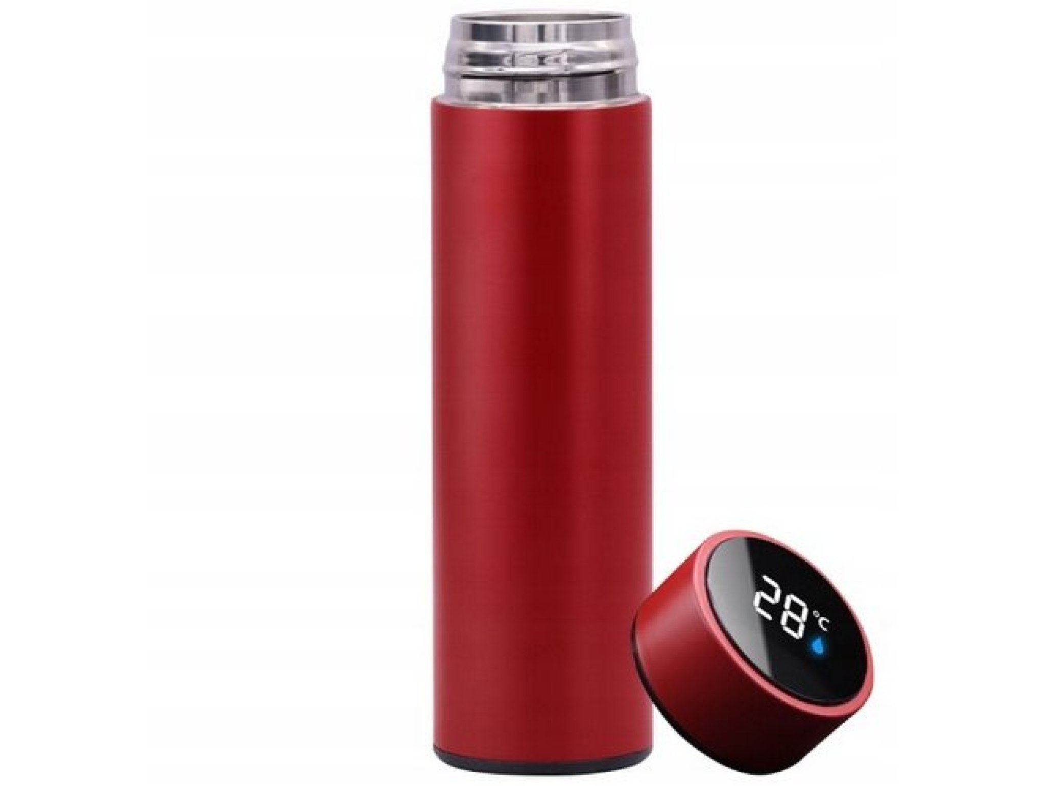 KUBEK TERMICZNY SMART 500ML - czerwony