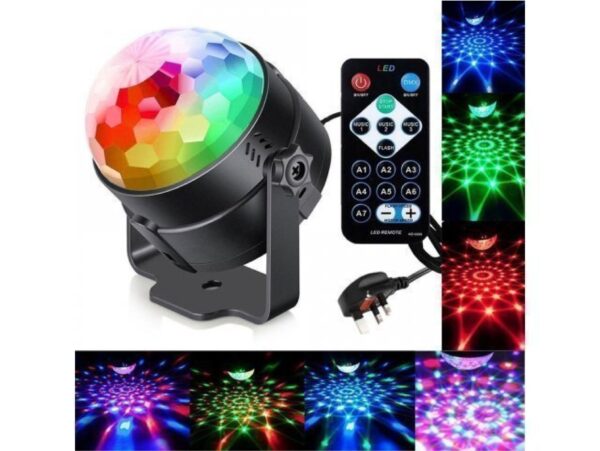 KULA DISCO PROJEKTOR RGB + PILOT