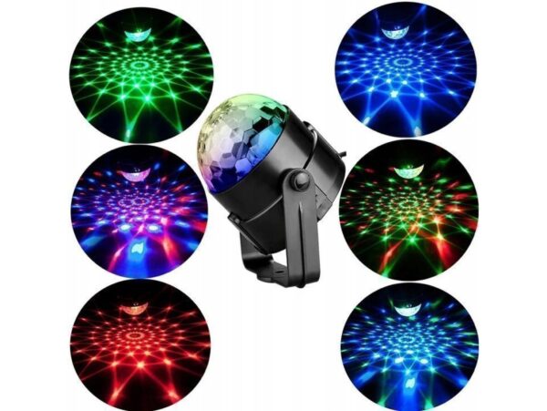 KULA DISCO PROJEKTOR RGB + PILOT