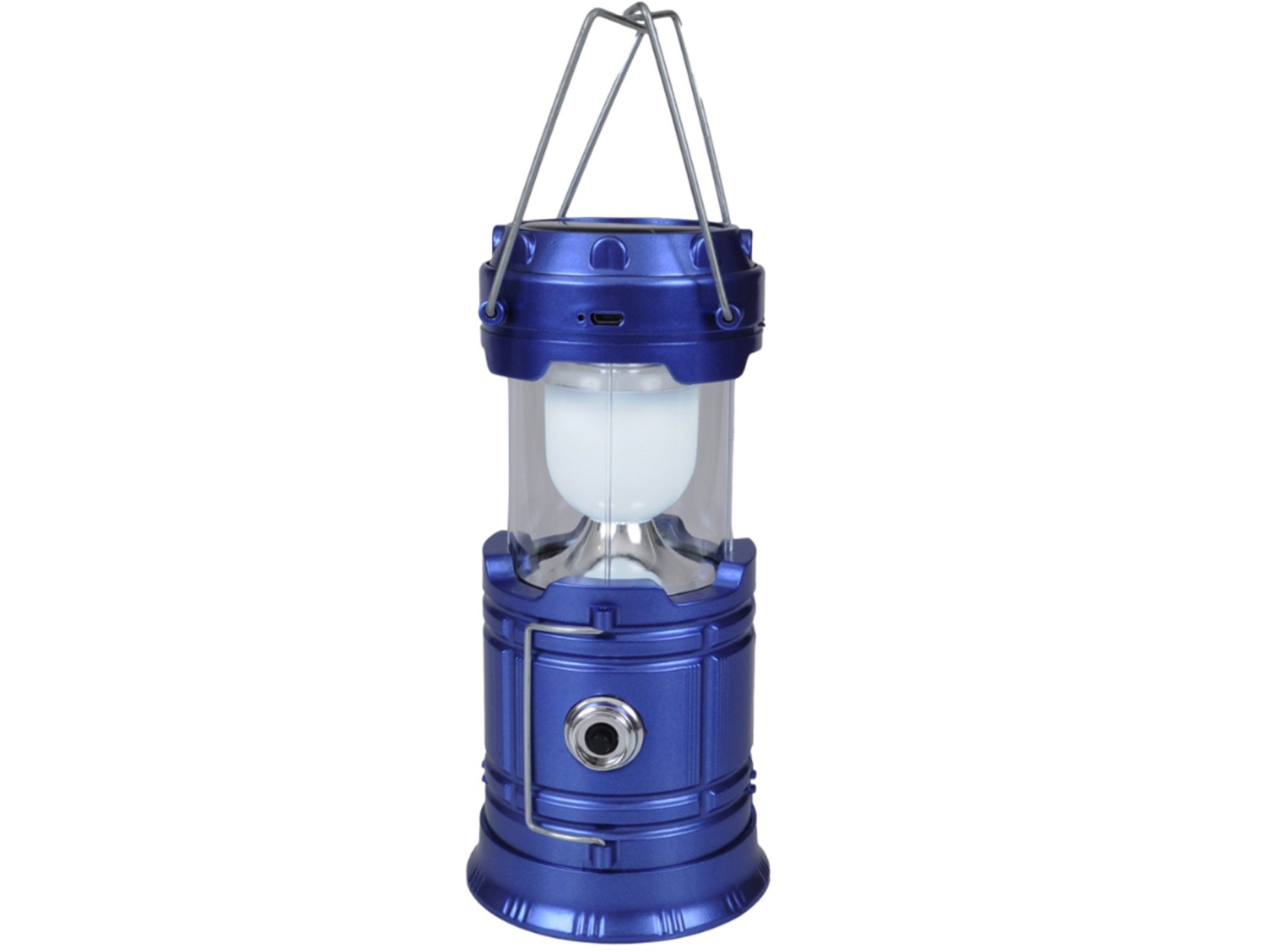 LAMPA KEMPINGOWA SOLAR AKUMULATOR 2w1 - niebieski