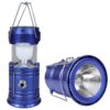 LAMPA KEMPINGOWA SOLAR AKUMULATOR 2w1 - niebieski