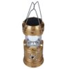 LAMPA KEMPINGOWA SOLAR AKUMULATOR 2w1 - złoty