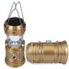 LAMPA KEMPINGOWA SOLAR AKUMULATOR 2w1 - złoty