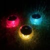 LAMPA LAMPKA SOLARNA LED PŁYWAJĄCA KULA DO BASENU RGB 11CM