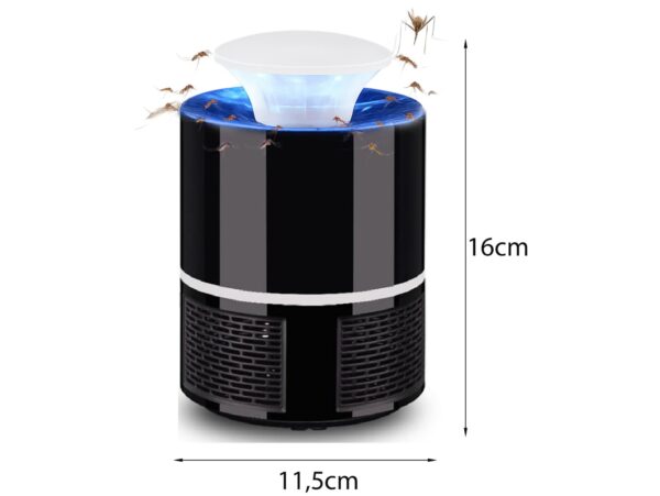 LAMPA NA OWADY UV NA USB 11x19 - czarno-biały