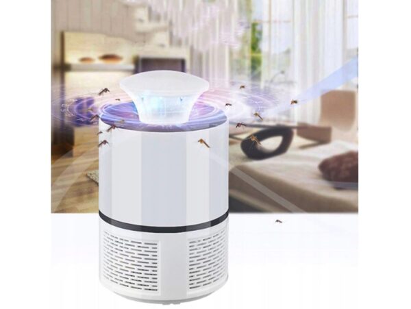 LAMPA NA OWADY UV NA USB - 16x11,5cm biało-czarny