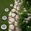 LAMPA OGRODOWA NAJAZDOWA SOLARNA 16 LED - biały ciepły