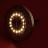 LAMPA OGRODOWA NAJAZDOWA SOLARNA 16 LED - biały ciepły