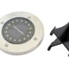 LAMPA OGRODOWA NAJAZDOWA SOLARNA 16 LED - biały zimny