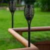 LAMPA OGRODOWA POCHODNIA SOLARNA JAK PŁOMIEŃ OGIEŃ