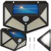 LAMPA SOLARNA CZUJNIK RUCHU ZMIERZCHU 100 LED