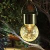 LAMPA SOLARNA OGRODOWA KULA WISZĄCA 6SZT