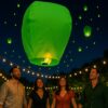 LAMPION SZCZĘŚCIA LATAJĄCY - zielony