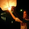 LAMPION SZCZĘŚCIA LATAJĄCY - zielony