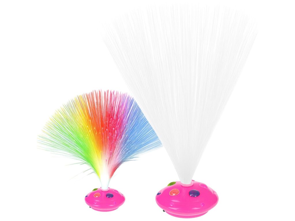 LAMPKA LAMPA UFO LED 32x10cm - różowy