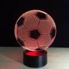 LAMPKA NOCNA 3D LED PIŁKA NOŻNA