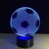 LAMPKA NOCNA 3D LED PIŁKA NOŻNA