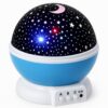 LAMPKA NOCNA NA USB KULA GWIAZDKI PROJEKTOR - niebieski