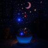 LAMPKA NOCNA NA USB KULA GWIAZDKI PROJEKTOR - niebieski