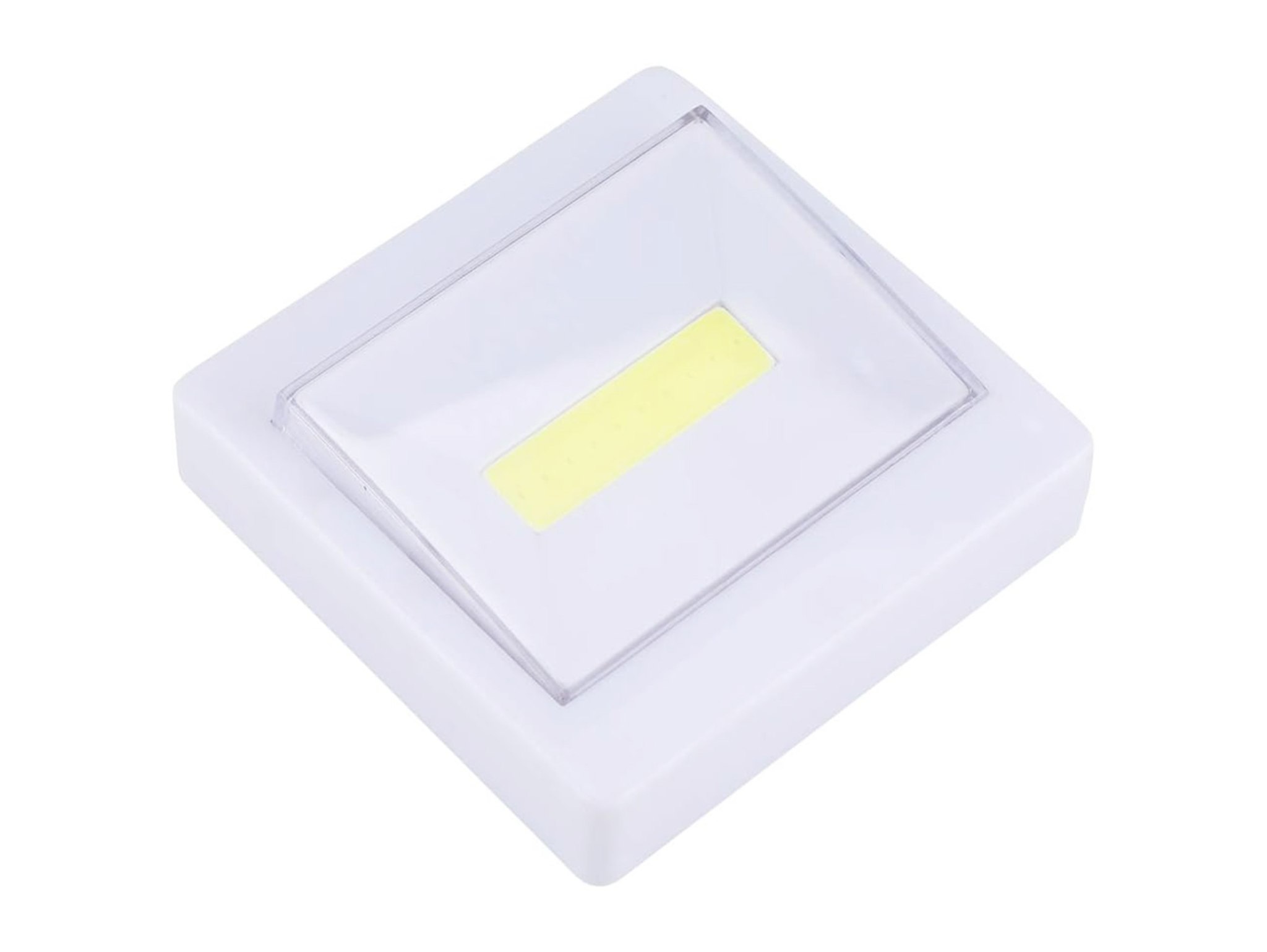 LAMPKA NOCNA WŁĄCZNIK COB LED 8,5x8,5x2cm