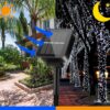 LAMPKI 200 LED DRUCIKI SOLARNE - zimny biały