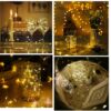 LAMPKI DRUCIKI 100 LED NA BATERIE - biały ciepły