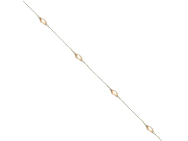 LAMPKI DRUCIKI 100 LED NA BATERIE - biały ciepły