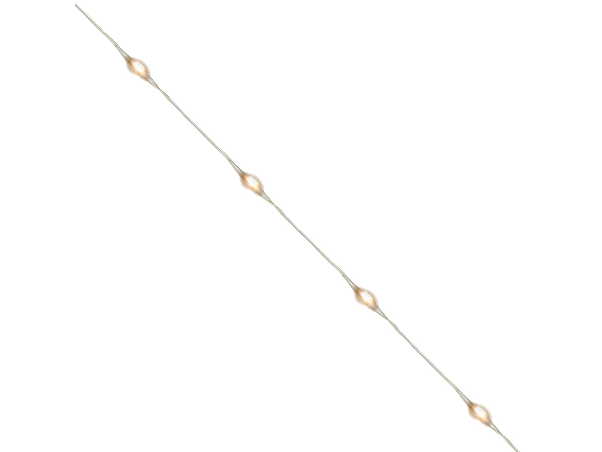 LAMPKI DRUCIKI 100 LED NA BATERIE - biały ciepły