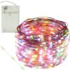 LAMPKI DRUCIKI 100 LED NA BATERIE - multikolor