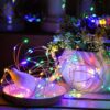 LAMPKI DRUCIKI 100 LED NA BATERIE - multikolor