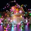 LAMPKI DRUCIKI 100 LED NA BATERIE - multikolor