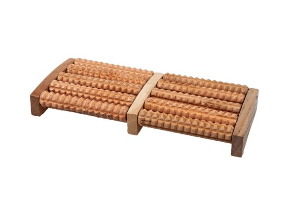 MASAŻER DO STÓP TRADYCYJNY DREWNIANY ROLLER 2 X 5