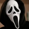 MASKA KRZYK Z KAPTUREM KOSTIUM IMPREZA HALLOWEEN