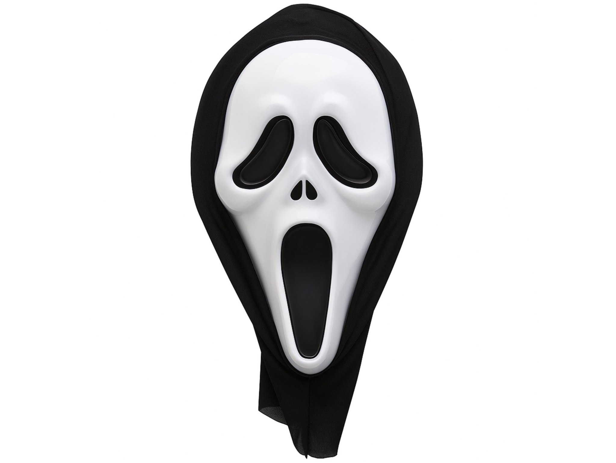 MASKA KRZYK Z KAPTUREM KOSTIUM IMPREZA HALLOWEEN