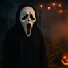 MASKA KRZYK Z KAPTUREM KOSTIUM IMPREZA HALLOWEEN