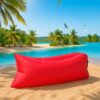 MATERAC SOFA NADMUCHIWANA LAZY BAG AIR SOF - czerwony