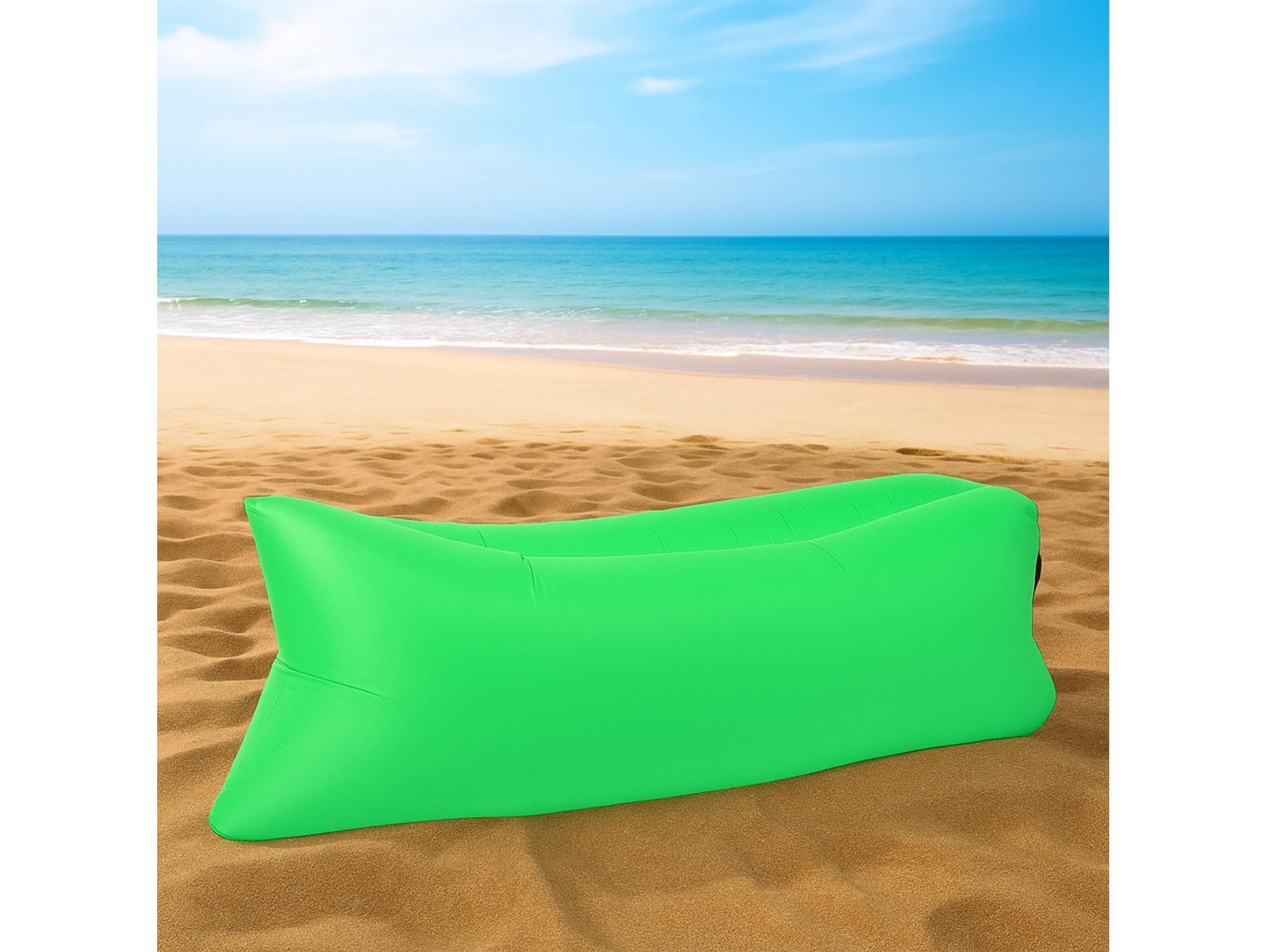 MATERAC SOFA NADMUCHIWANA LAZY BAG AIR SOF - zielony