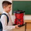 MIŚ Z RÓŻ 25cm + BOX - czerwony bez wstążki