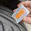 MIERNIK WYSOKOŚCI GŁĘBOKOŚCI BIEŻNIKA MANUALNY - żółty