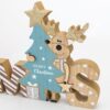NAPIS DREWNIANY XMAS DEKORACJA ŚWIĄTECZNA 17,5x28CM