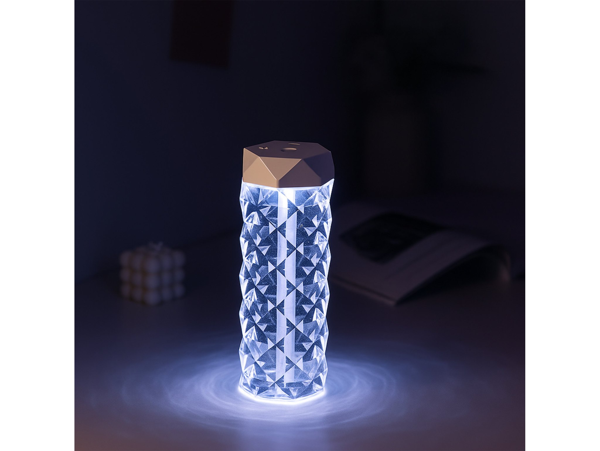 NAWILŻACZ POWIETRZA LAMPKA NOCNA LED 2W1