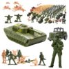ŻOŁNIERZYKI ZESTAW FIGUREK MILITARNYCH