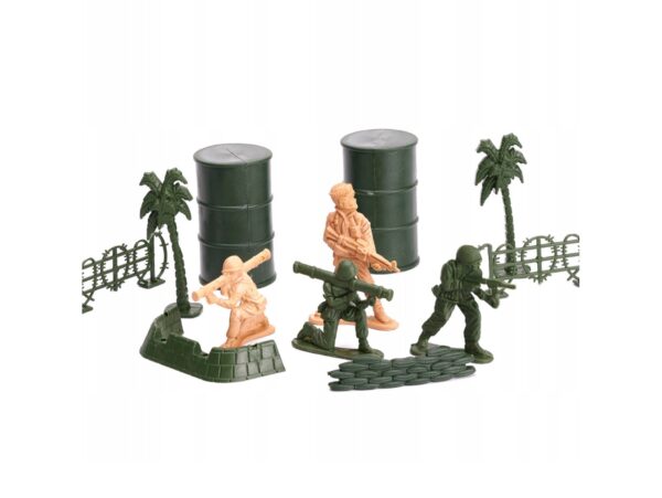 ŻOŁNIERZYKI ZESTAW FIGUREK MILITARNYCH