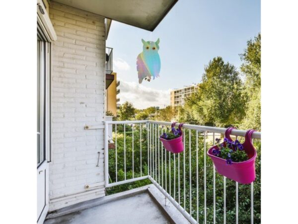 ODSTRASZACZ PTAKÓW HOLOGRAFICZNY - sowa siedząca