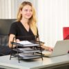 ORGANIZER NA BIURKO METALOWY 3 SZUFLADY 35x28x27,5cm