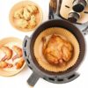 PAPIER DO FRYTKOWNICY AIR FRYER 50szt - okrągły 16 (średnica dół) x 20 (średnica góra)
