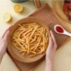 PAPIER DO FRYTKOWNICY AIR FRYER 50szt - okrągły 16 (średnica dół) x 20 (średnica góra)